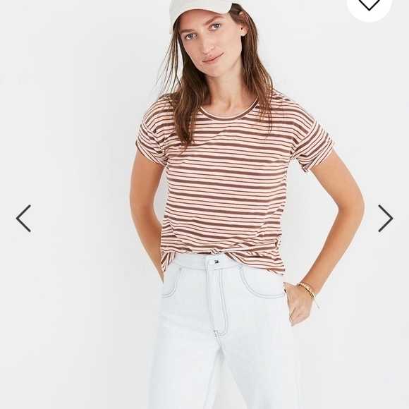 Madewell Tops - Madewell Whisper Cotton Crewneck Tee in Cordoba Stripe